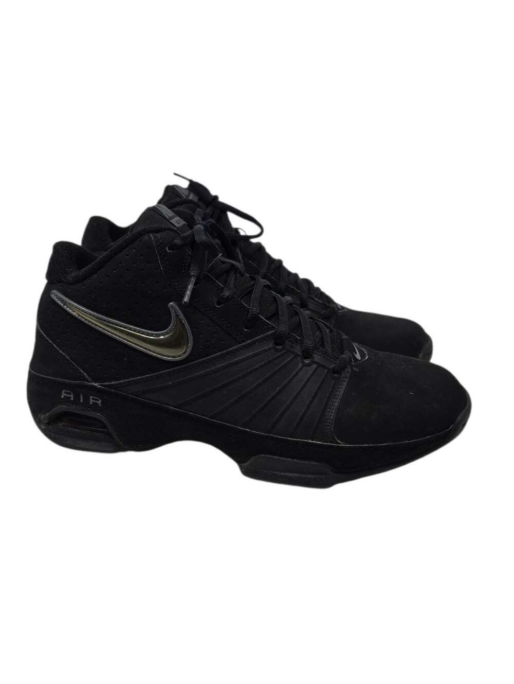 Nike Air Visi Pro 2 Mid Top Basketball Sneaker Black Men's Size 9